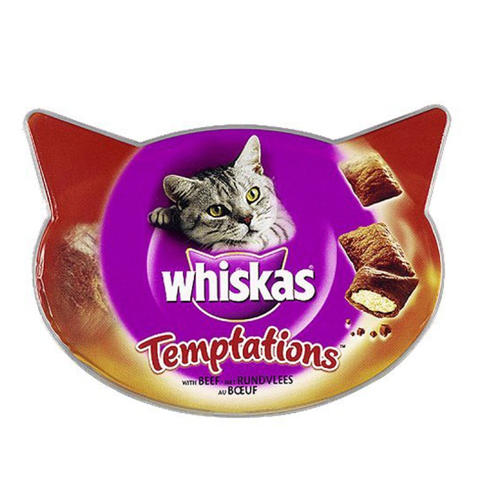 Whiskas Temptations Beef 8x60g