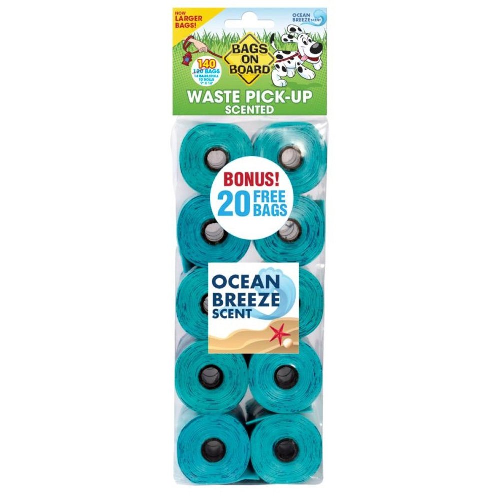 Bags On Board Ocean Breeze Scented Refill Bags 10x14 Bags