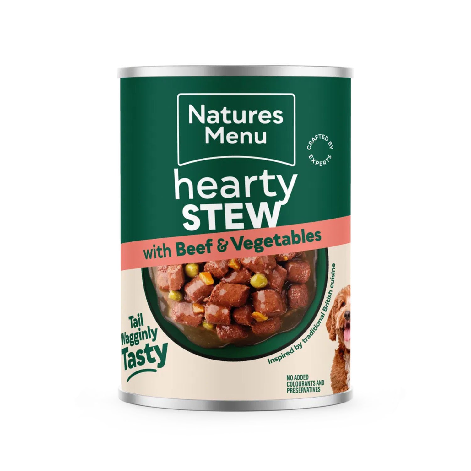 Natures Menu Dog Hearty Stew with Beef & Vegetables Tins 12x415g