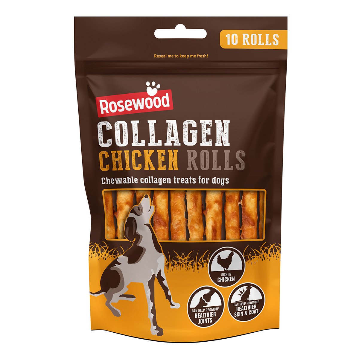 Rosewood Collagen Chicken Rolls 70g