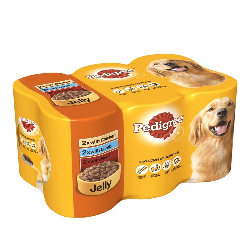 Pedigree Jelly Tins JH310/CV67Y 4x6x385g