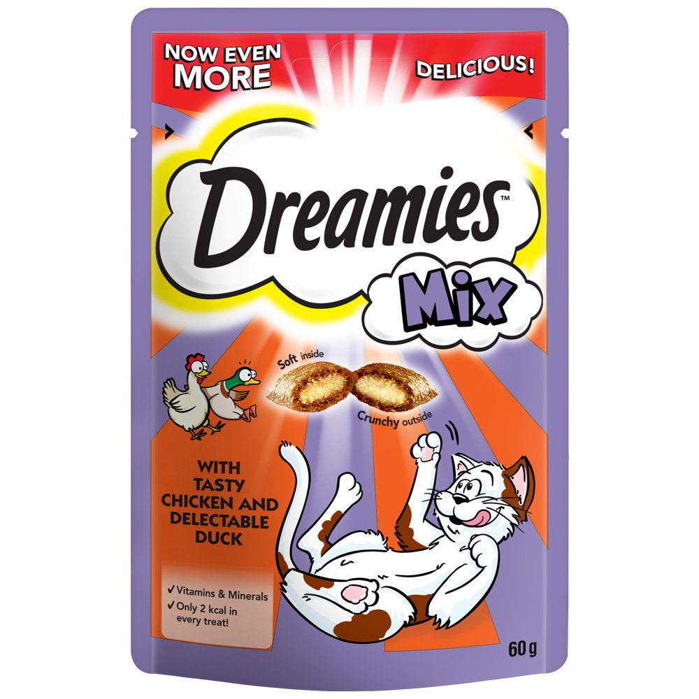 Dreamies Mix Chicken & Duck 8x60g