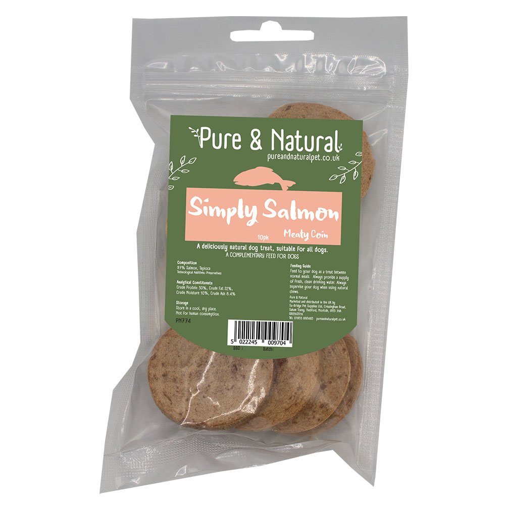 Pure & Natural Simply Meaty Coins Salmon
