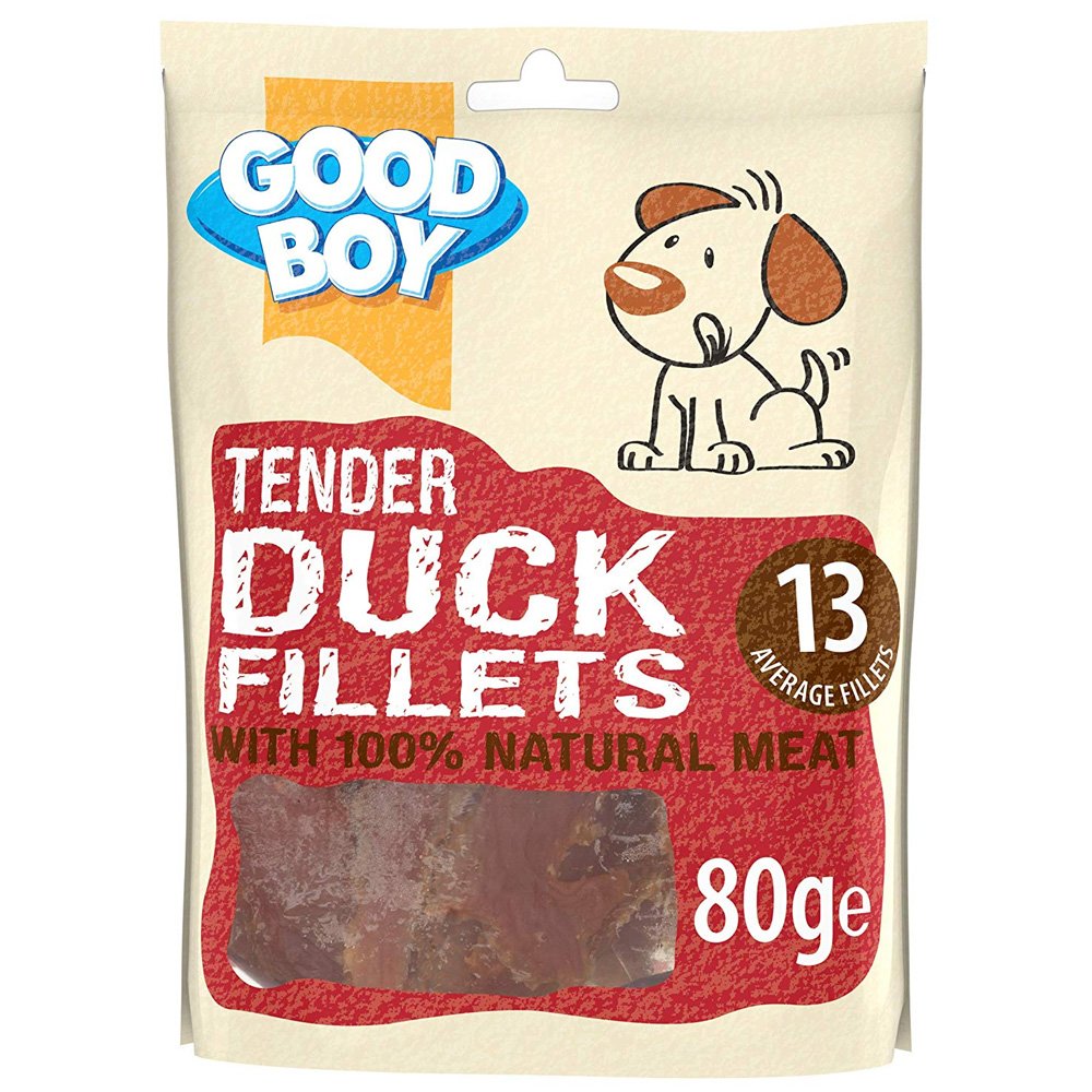 Armitage Good Boy Deli Treats - Tender Duck fillets 10x80g