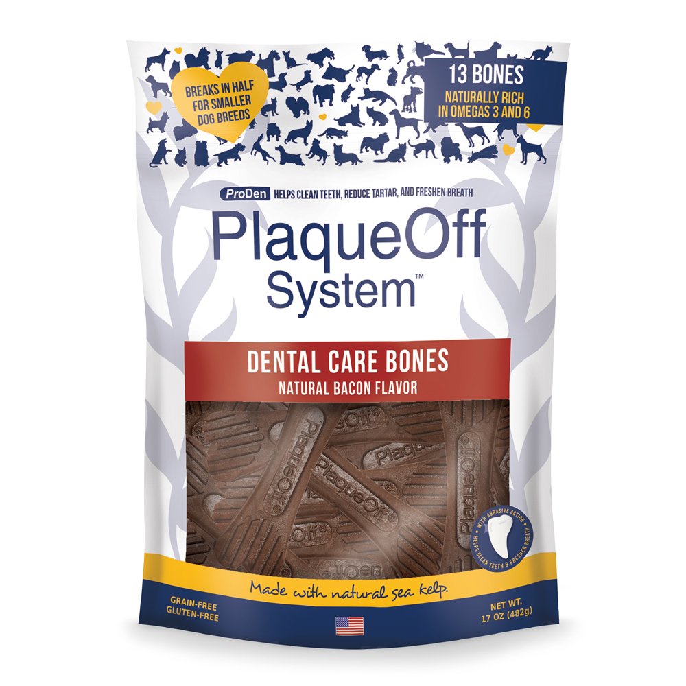 ProDen Plaque Off Dental Care Bones Natural Bacon 485g
