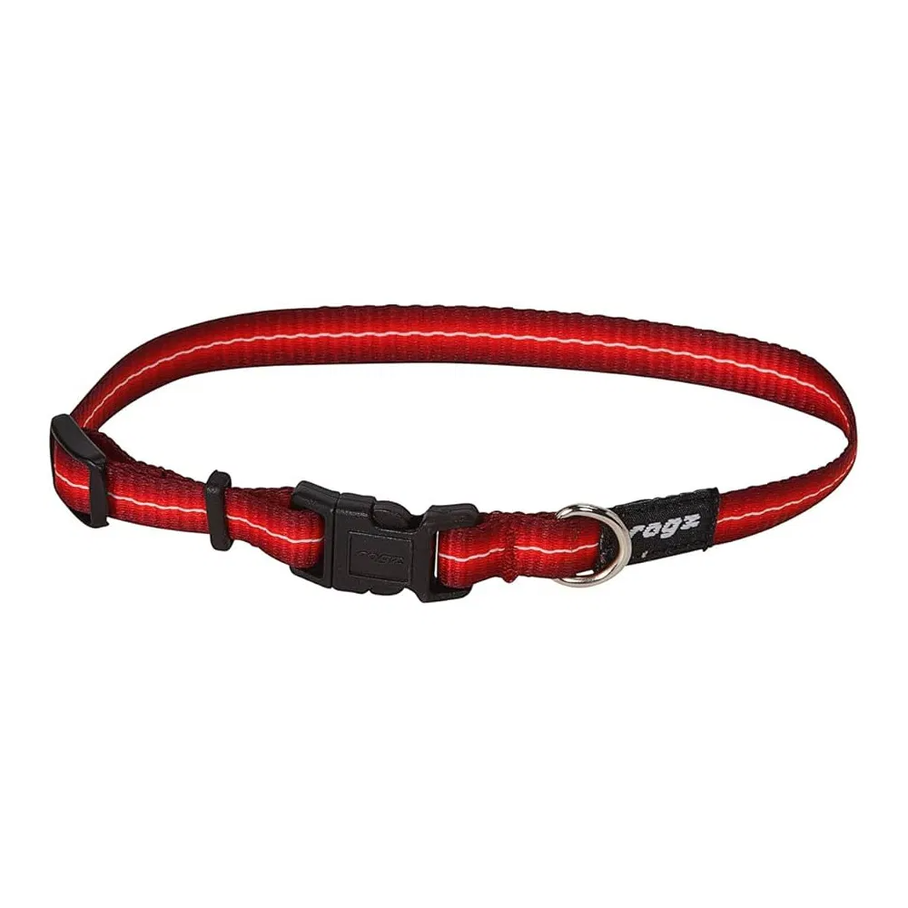 Rogz Pavement Special Side Release Collar Red 11mm Small - Special Order Item