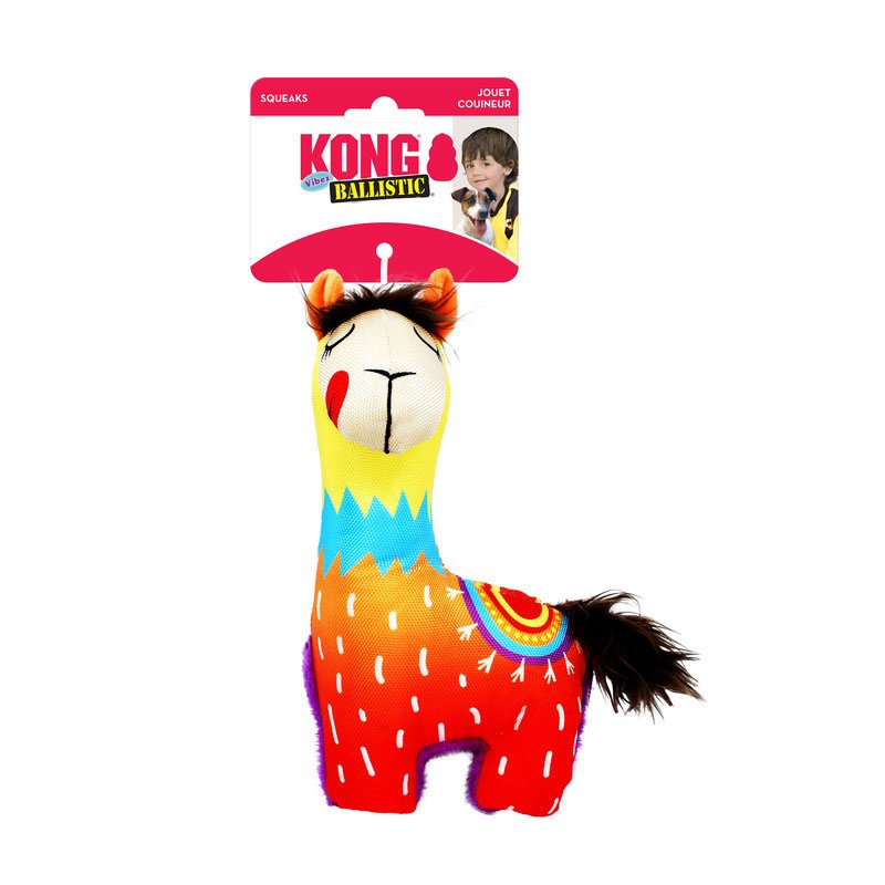 KONG Ballistic Vibez Llama Asst Small/Medium