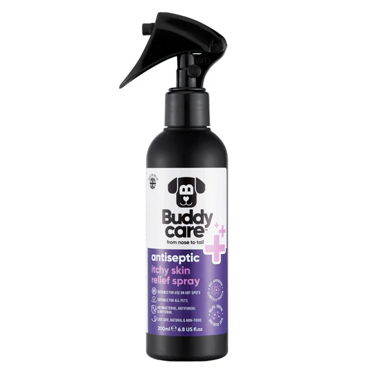 Buddycare Pet Antiseptic Itchy Skin & Hot Spot Relief Spray 200ml 