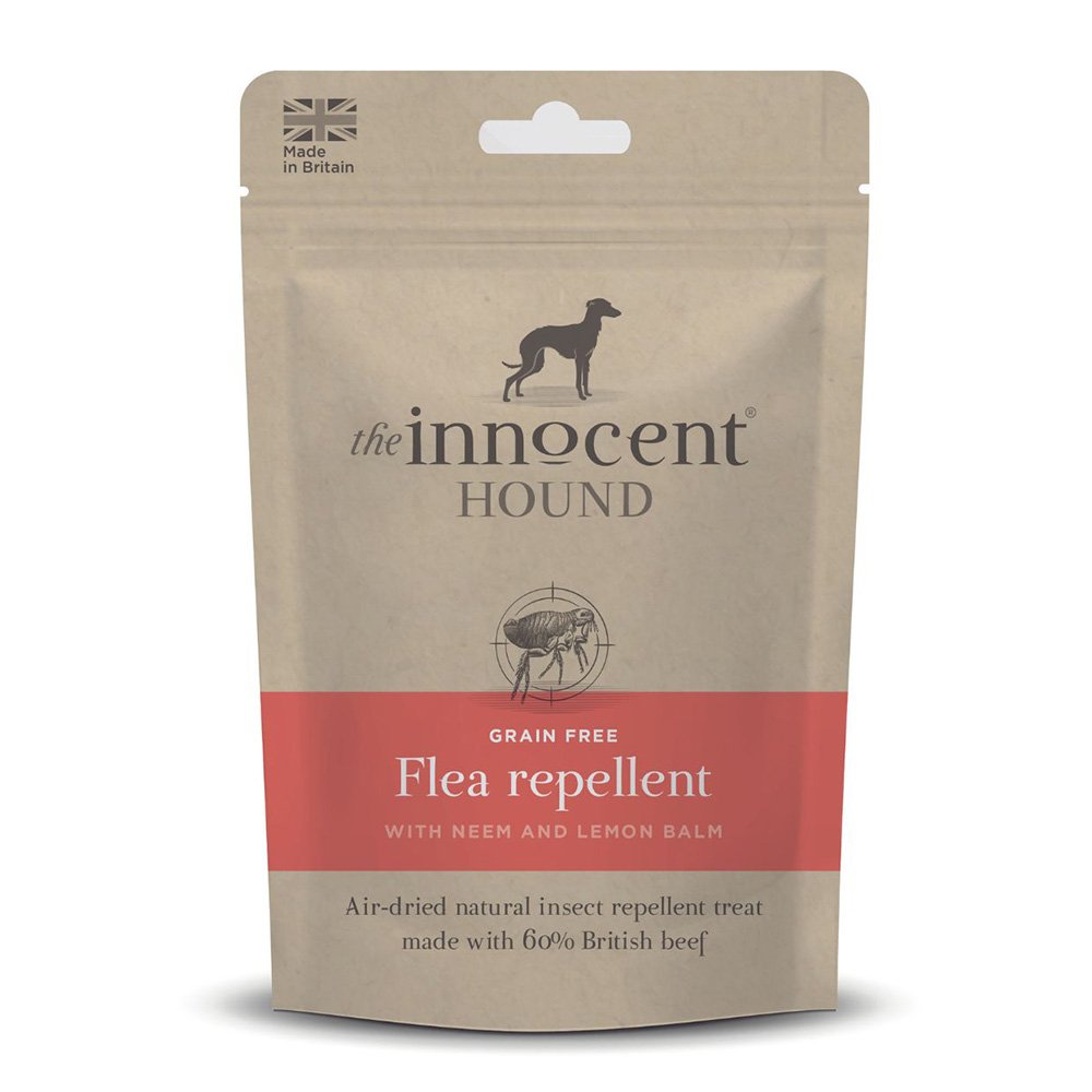 The Innocent Hound Grain Free Dog Flea Repellent Treats Beef with Neem & Lemon Balm 6x150g